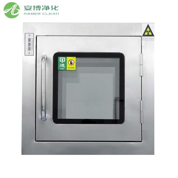 Quality Stainless Steel Pass Box with UV Sterilization | Pharma & Laboratory Use for sale