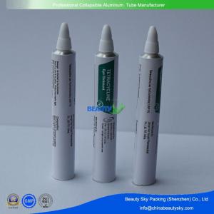 China Dia. 13.5mm 5g  Pharmaceutical  Eye Ointment Packaging Aluminum Tubes with Long nozzel cap on sale