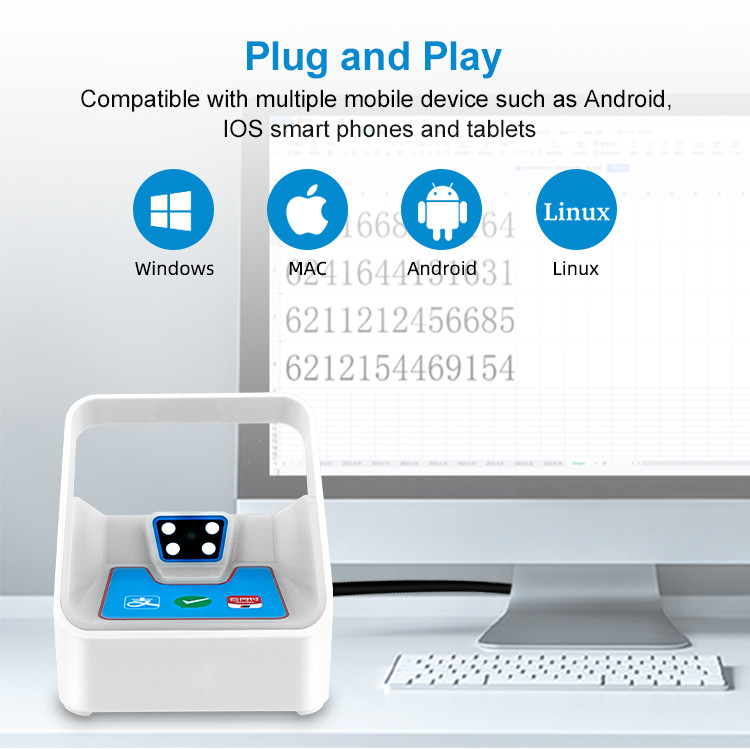 2D 1D QR Code Mobile Payment Scanner CMOS QR Code Screen Reader