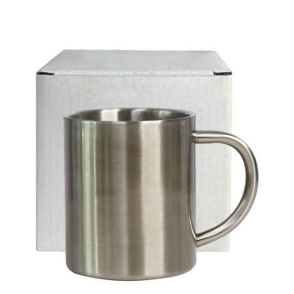 Sublimation Coffee Mugs With Handle Stainless Steel Double Wall Sublimation Camping Mug