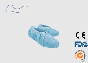 Polypropylene Disposable Shoe Covers Elastic On Ankles Style 16 * 41CM