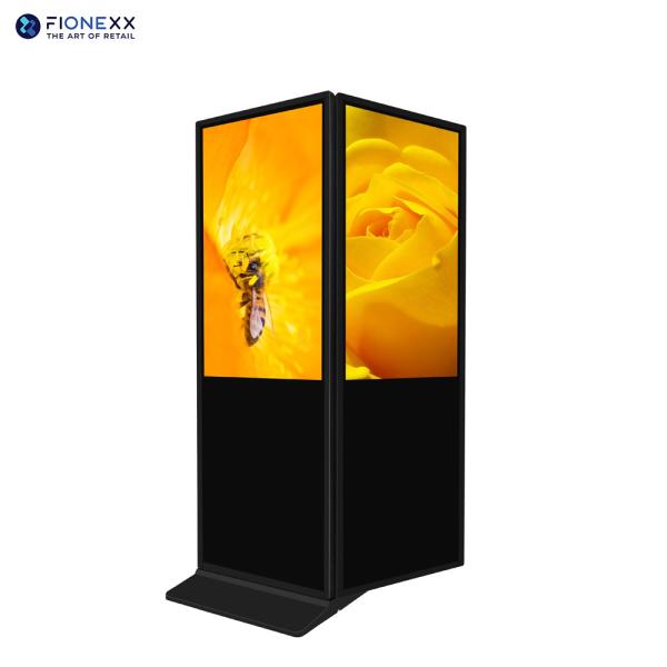 Quality 43inch Free Standing Digital Display Digital Totem Display 350nits for sale
