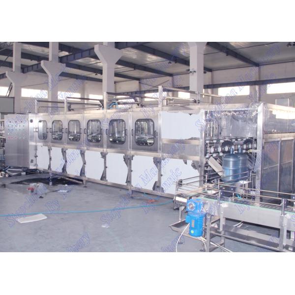 High Speed 5 Gallon Water Filling Machine / Bottled Water Production Line