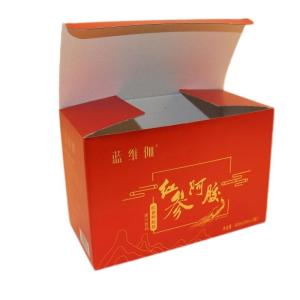 China OEM Printed Coated Paper Packing Box For Bird'S Nest And Food on sale
