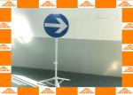 Manually 3M Engineering Grade Reflective Traffic Signs Foldable