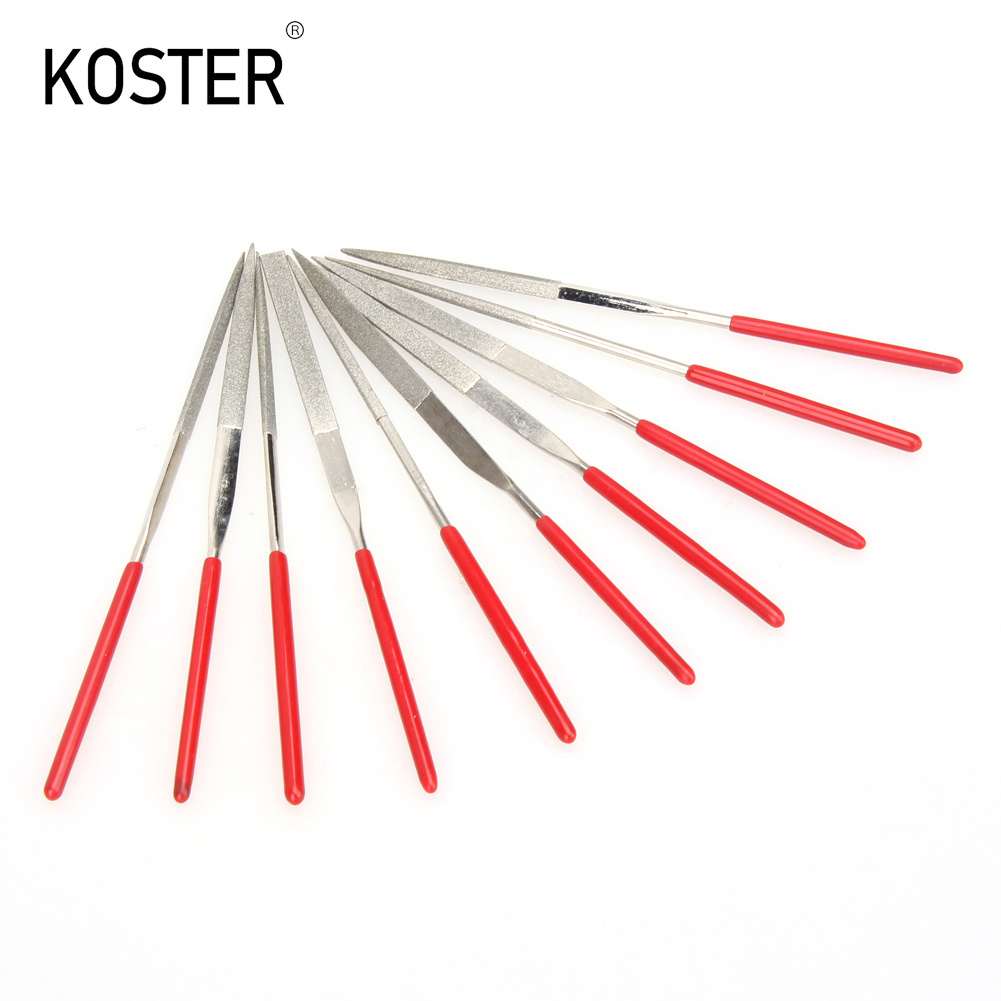 10PCS Mini Diamond Needle File