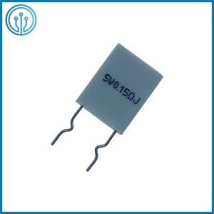 Buy cheap Vertical Mount Non Inductance Ceramic Housed Cement Fixed Resistor BPR 5W 0.15R 5% Dip product