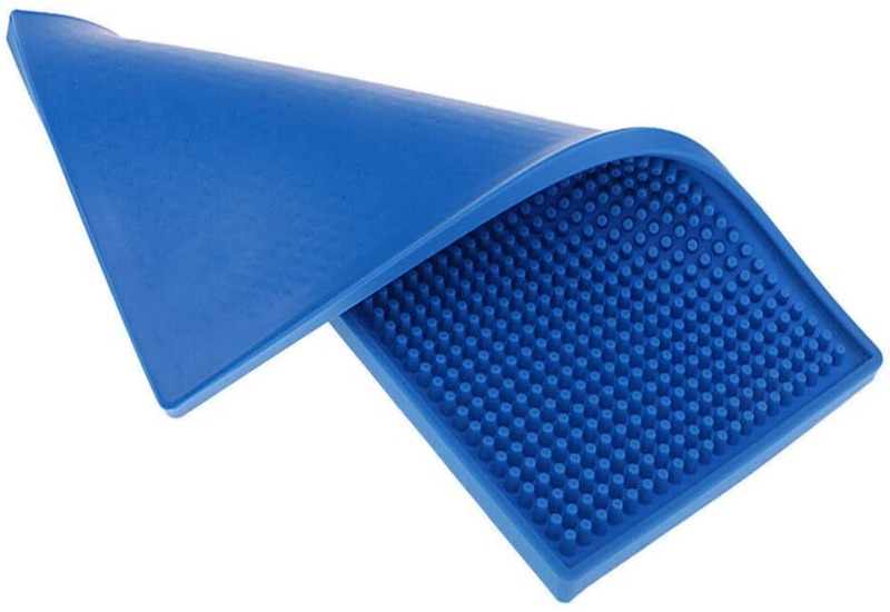 Minglu BM-006 Bar Mats Blue Rubber Counter Top Service Mat for Home Bar Cafe Party Wedding