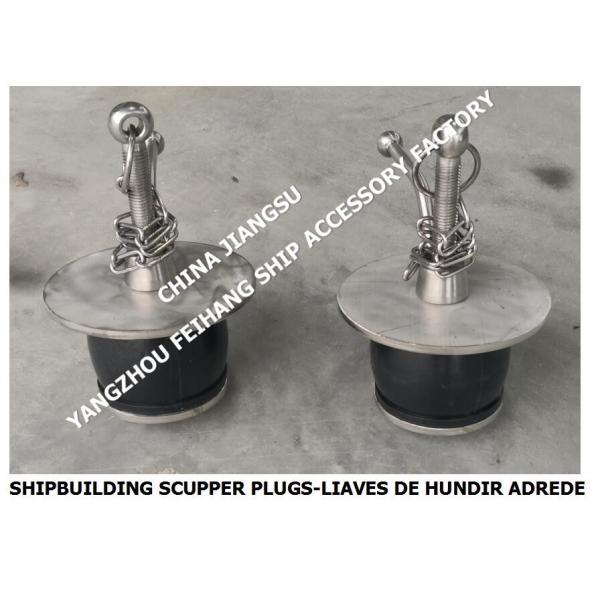 IMPA 232485 Model 50ON-100 Deck Scupper Plug, Gutter Plug Shipbuilding Scupper Plugs