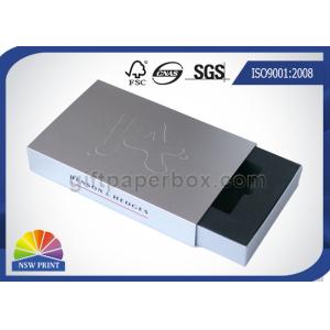 Presentation Drawer Paper Box Sliding Rigid Cardboard Box With Sleeve