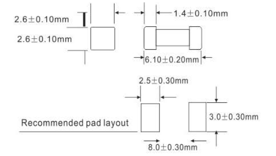 2410/1808/6125 Surface Mount Chip Fuse Ceramic Patch 3A 3.15A 3.5A 125V/250V/300V
