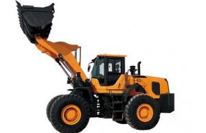 China Engineering And Construction Medium Wheel Loader , Compact Tractor Loader on sale