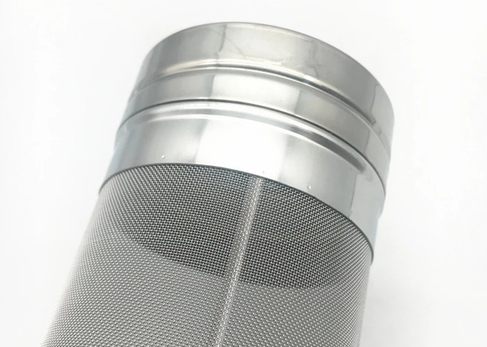 Cylindrical Wire Mesh Filter Element Dry Hop Strainer For Corny Kegs Filter