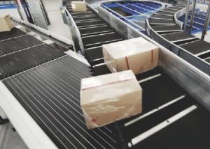 Buy cheap Cross Belt Conveyor Sorting Systems ASRS MHS Many Sorting Outlets product