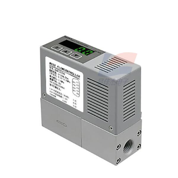 YJJ AMC2100 Digital Display MFC Gas Mass Flow Controller Oxygen Air Nitrogen Flow Meter Sensor