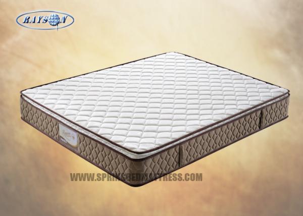 Quality Pillow Top Compressed Mattress , Bonnell Spring Polyester Knitted Fabric Mattress for sale