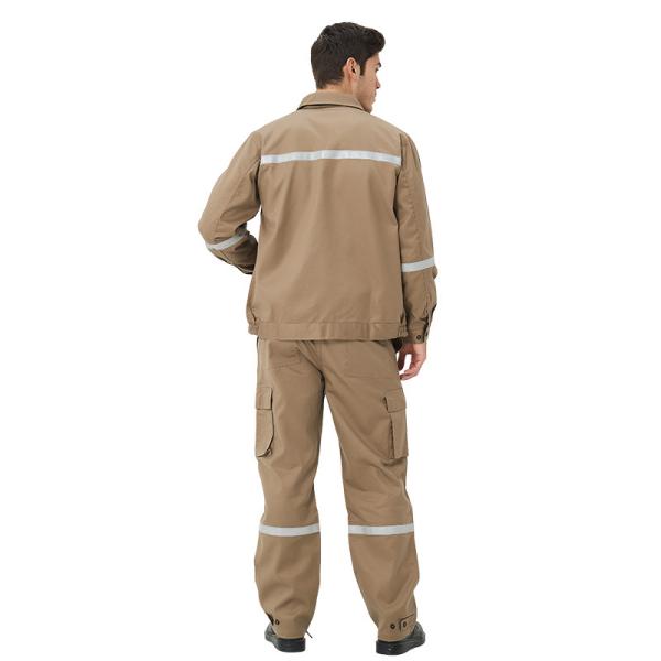 Cotton FR Fireproof Suit Set International Standards For Oil Petrochemical Mining And Electrical Industry Fire-Resistant Workwear