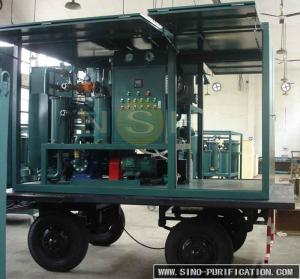 China Insulating Oil Purifying Machine oil treatment oil recycling for Vacuum Oil Purifier on sale