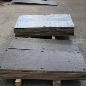 Chromium Carbide Alloy Hardfacing Composite Wear Plate Customized Size