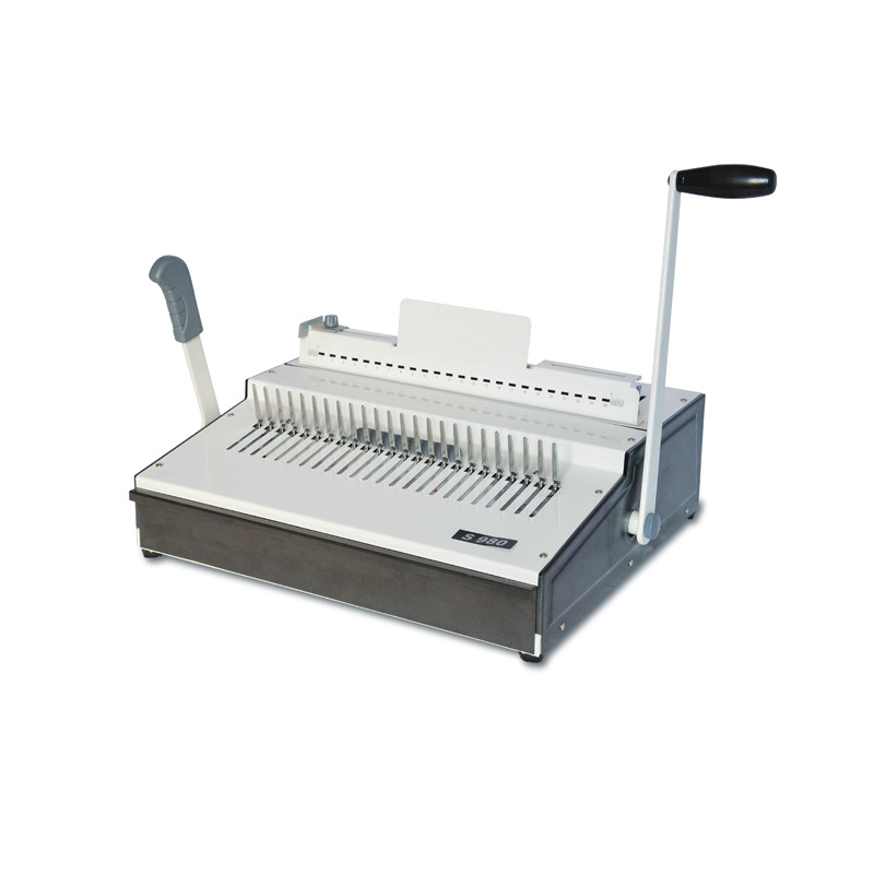 Manual Comb 300mm Width Document Binding Machine Portable For Office