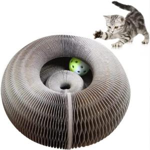 China Foldable Magic Organ Cat Scratching Board Interactive Magic Organ Cat Scratcher on sale