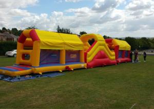 Buy cheap Amazing 75ft Massive Bouncy Castles Obstacle Course In Challenge Games product