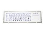 TTL RS485 Keyboard , Panel Mount Industrial Membrane Keyboard With Touch Screen