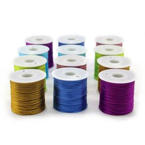 Buy cheap 80m Chinese Knot Macrame String 1mm Diameter Polyester Cord Thread for DIY Jewelry Making product