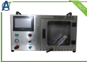 China ASTM D 1230 Textile Flammability Test Equipment Under 45 ° Combustion on sale