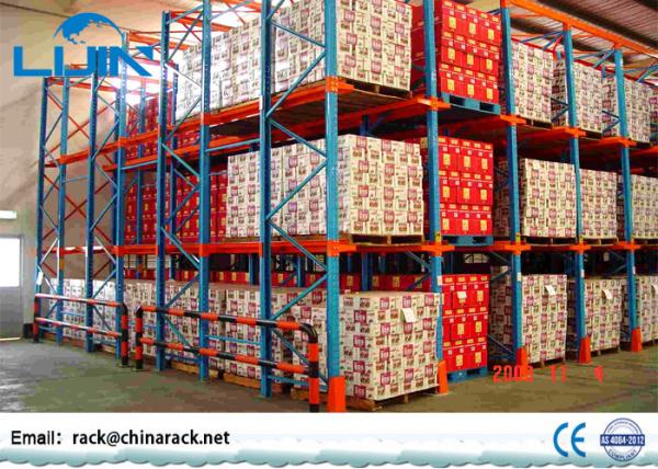 Quality AS4084 Drive In Pallet Rack Customized Size Disassemble Adjustable Steel for sale