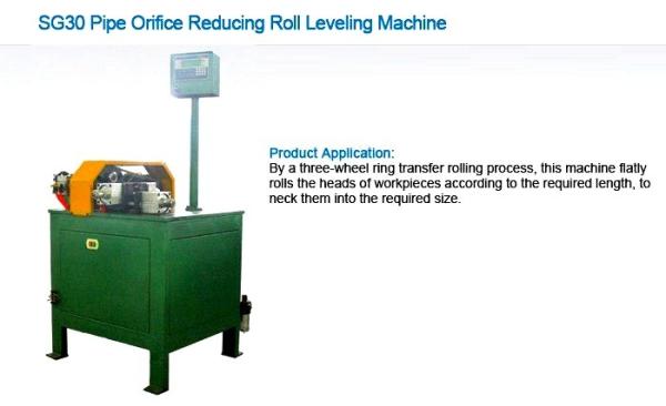 Quality Deep Wave Pipe Production Line , Pipe Orifice Reducing Roll Leveling Machine for sale
