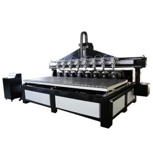 Buy cheap 8 head 8 rotary axis woodworking cnc router machine for non-metal product