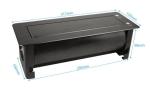 Multi - Functional Clamshell Flip Up Sockets / Office Desk Mounted Electrical
