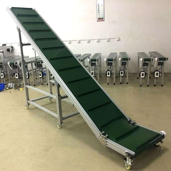 Unmanned operation automation workshop servo robot and conveyor combination optimize resources