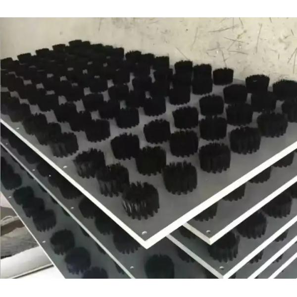Industrial Wire Flexible Plate Lath Brushes Bristle For CNC Machine Deburring