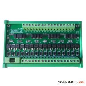 Buy cheap 16 Ways PLC Power Amplifier Module Relay Board ZC16BN NPN Signal Output 24V DC product