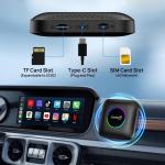 Cpc200 Tbox Ambient Usb 4G 64Gb Up To 512Gb Android 13 SM6625 Wireless Carplay