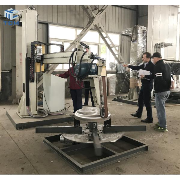 Automatic Polishing Machine For Storage Tanks Covers Internal And External Polishing Buffing