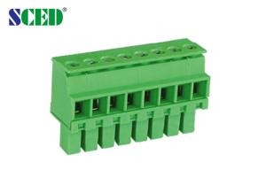 Buy cheap 2-22 Number Of Contact Plug In Power Terminal Block Connector 3.81mm Female Terminal product