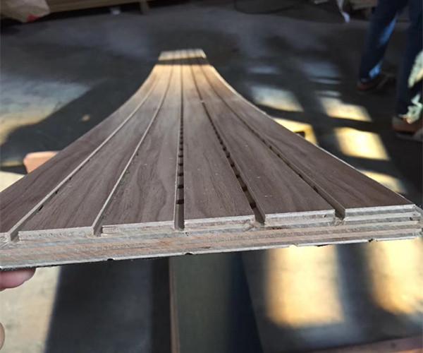 Quality Wood Grain 1.2m Length 6mm Pegboard Sheet for sound proof for sale