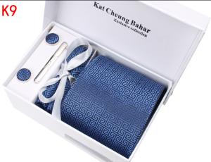 China stylish silk necktie cufflinks sets on sale