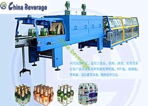 China Automatic PE Film Shrink Wrap Packaging Machine For Bottle Customized Capacity on sale