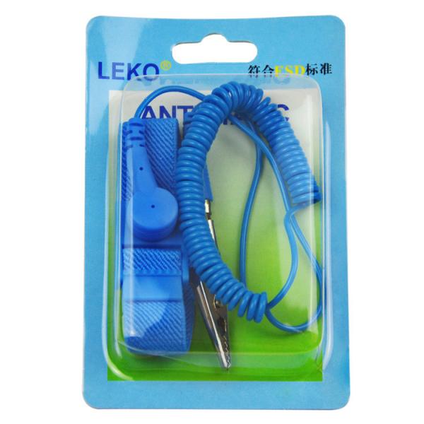 Quality Anti Static ESD Wrist Strap Ground Strap With Alligator Clip Wire for sale