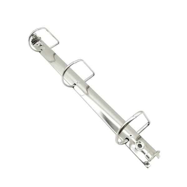 Slant D shape 3 Rings Binder clip 1.5 inch Silver A4 Ring Binder Mechanism for Metal accessories for folders STD280-3-38/20