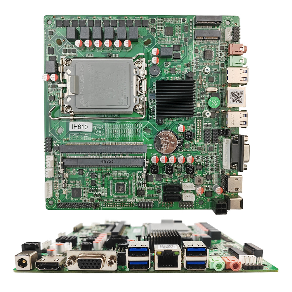 PCWINMAX H610 Mini ITX LGA 1700 Industrial Motherboard DDR4 Supports 12th Gen Core Processors