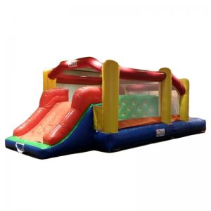 China Inflatable Bouncer Obstacle Trampoline Kids Party Rental Inflatable Jumping House on sale