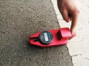 Buy cheap Red Pavement Markings Thickness Checking Gauge Dry Battery product
