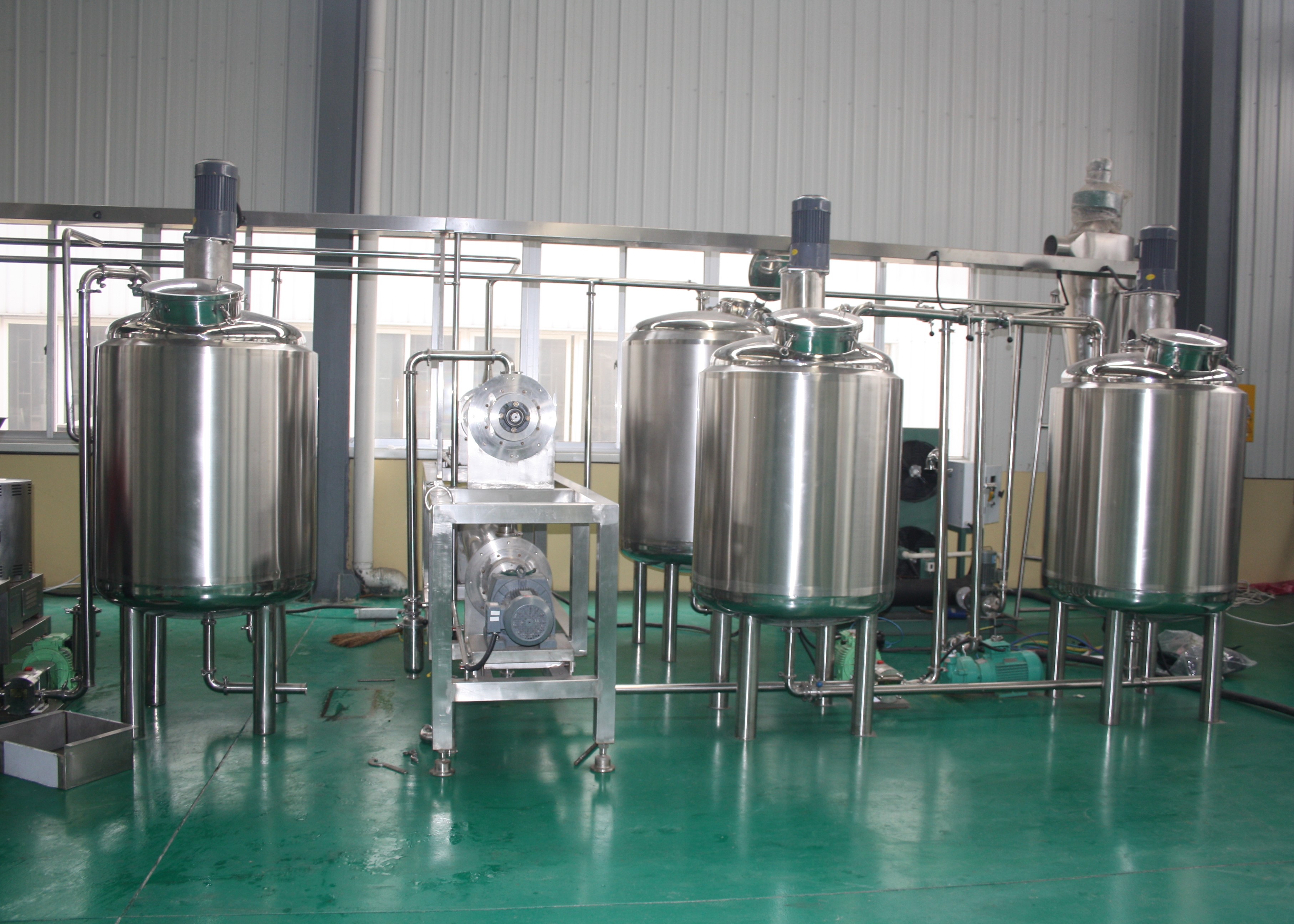 110 kw Peanut Butter Production Line Peanut Paste Making Machine Processing