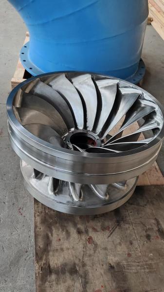 45cm-180cm Runner Range Hydro Turbine Runner with Multiple Blades