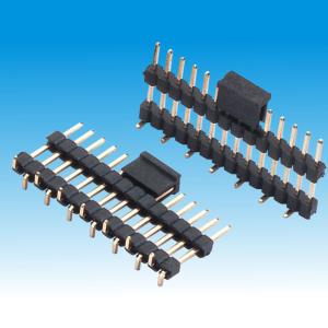 China Industrial PCB Header Connector , Single Row Header Connector Signal Transmission on sale